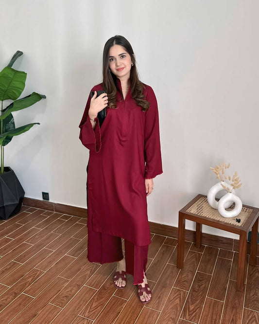 Maroon Co-ord set