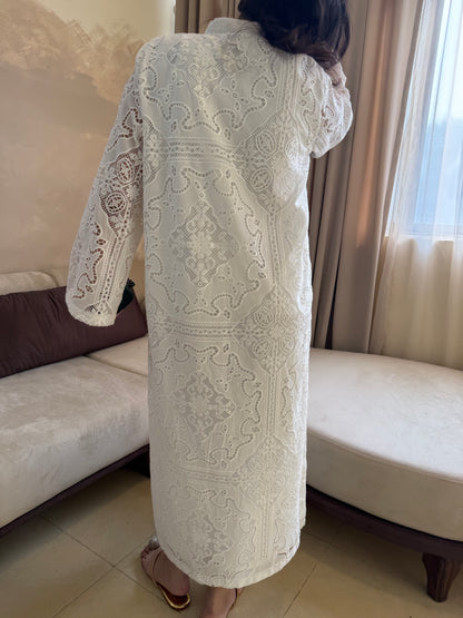 Cutwork kaftan